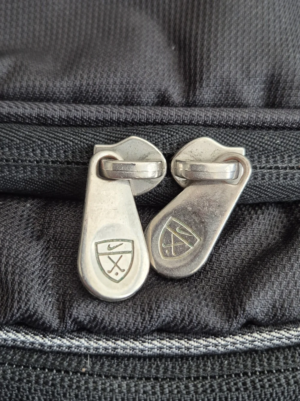 Nike Golf Miller Lite Vintage Duffle Bag Black Travel Gym Luggage Shoulder Strap